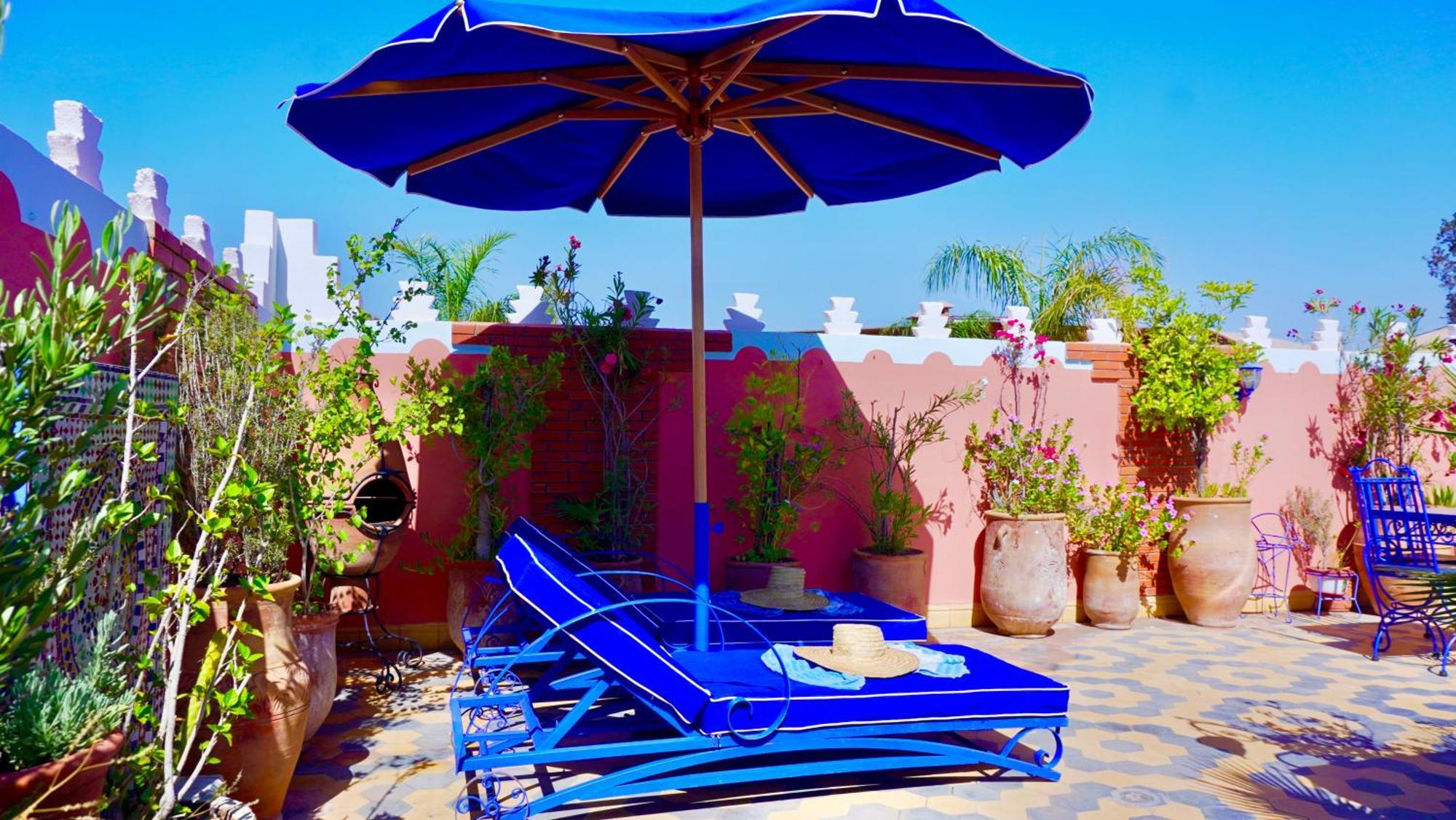 Riad Bleu Du Sud Marrakesh Buitenkant foto