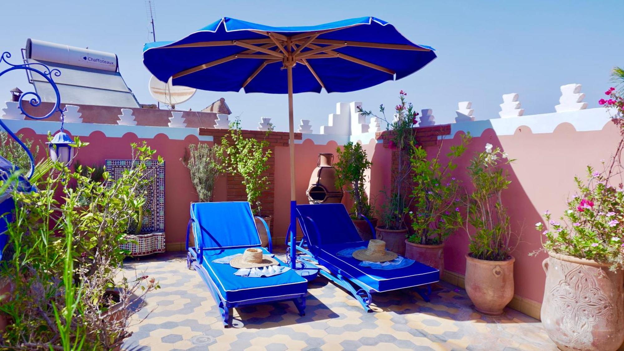Riad Bleu Du Sud Marrakesh Buitenkant foto